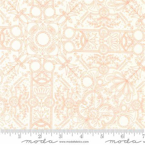 Moda Quaint Cottage Fabric By Gingiber Cloud 48373-11 Fat Quarters 50x55cm