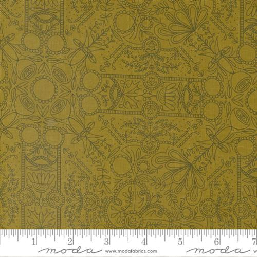 Moda Quaint Cottage Fabric By Gingiber Lichen 48373-14 Fat Quarters 50x55cm