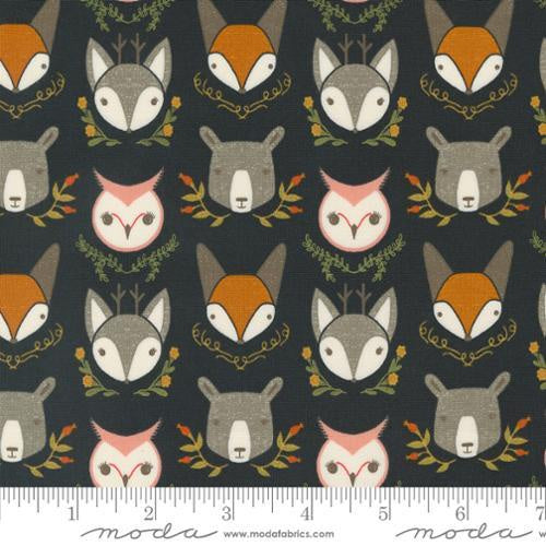 Moda Woodland Wonder by Gingiber Midnight 48392-21 Fat Quarters 50x55cm