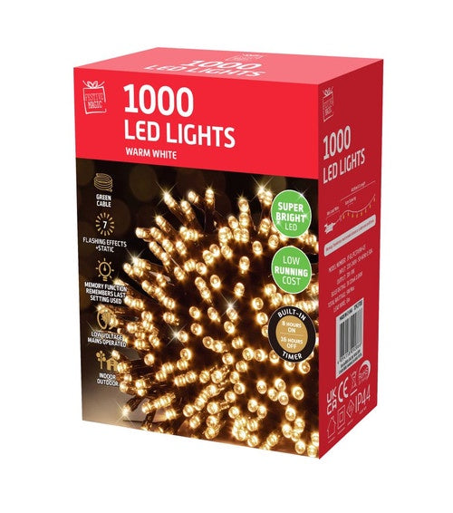Led  Xmas Lights 1000s Warm White
