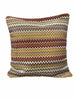 Venice Jacquard Zig Zag Striped Cushion Cover T/Cotta