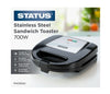 Status Phoenix 2 Slice Sandwich Toaster Stainless Steel ST121