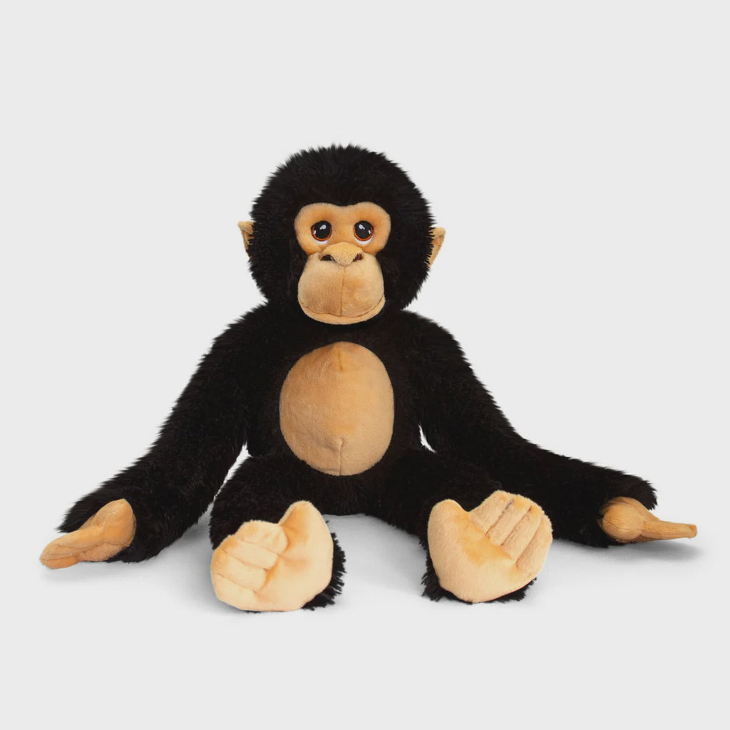 Keeleco 38cm Long Chimp Soft Toy Eco-Friendly