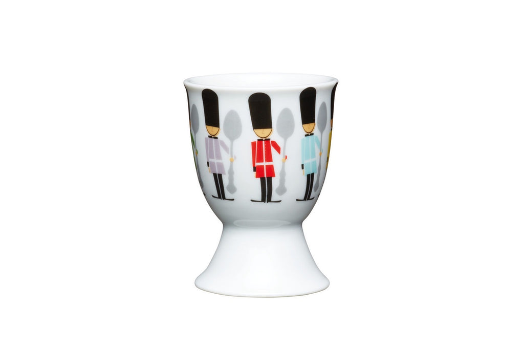 KitchenCraft Children's Soldiers Porcelain Egg Cup