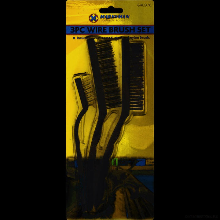 Marksman Wire Brush Set 3 Pack