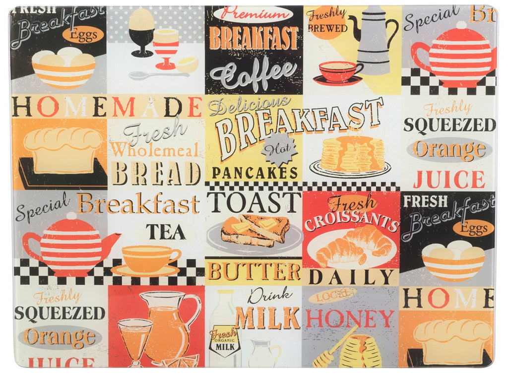 Everyday Home Retro Breakfast Work Surface Protector