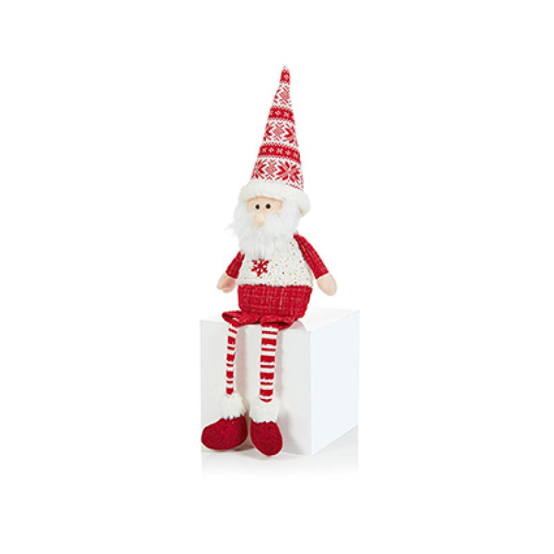 Premier 60cm Plush Santa with Dangly Legs