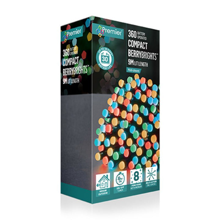 Premier 360 Multi-Action Battery Operated BerryBrights with Timer Multi