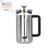 La Cafetiere Pisa Cafetiere, 8-Cup, Stainless Steel