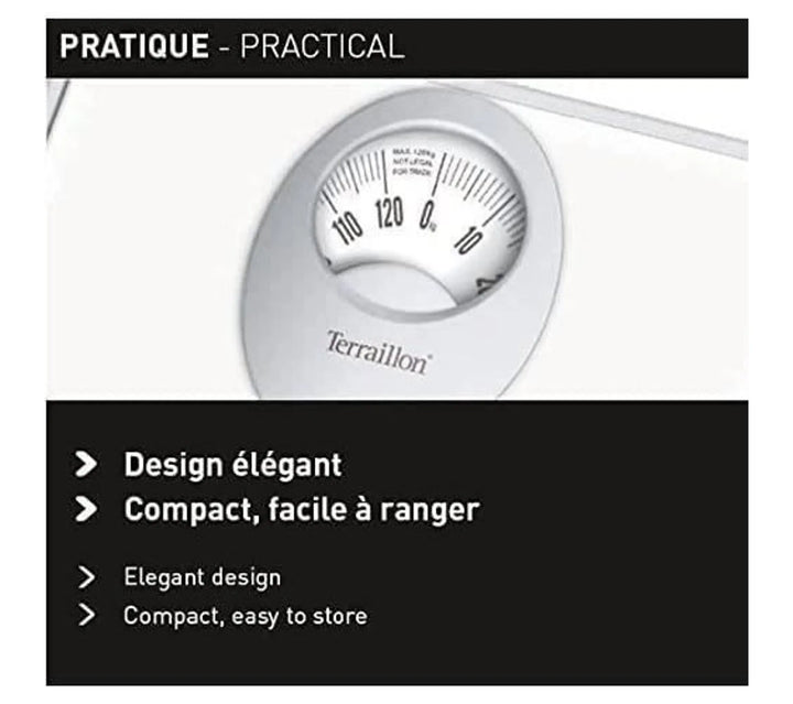 Terraillon Mechanical Bathroom Scales White T61