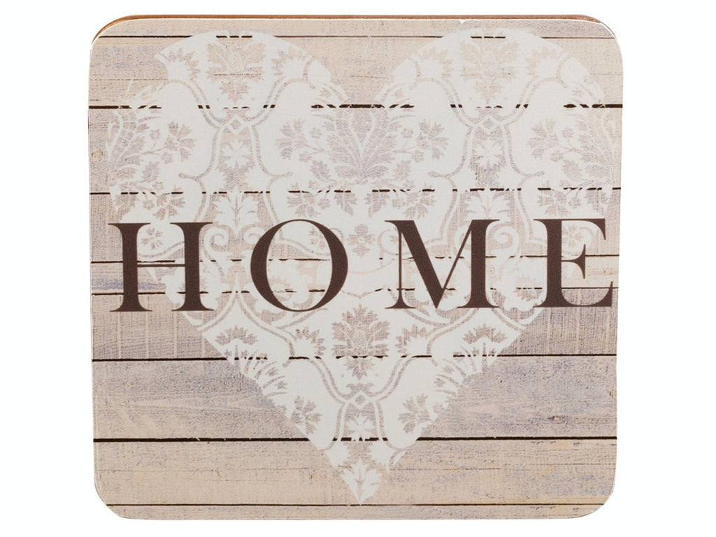 Everyday Home Home Pack Of 4 Coasters