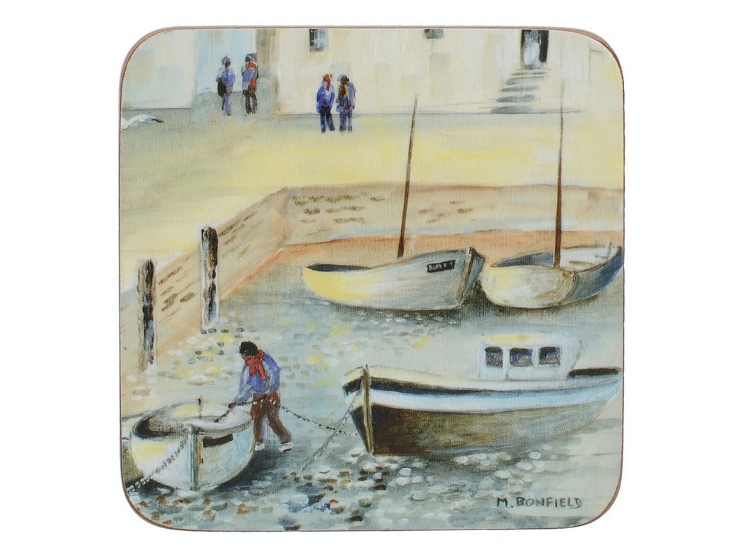 Creative Tops Cornish Harbour Pack Of 4 Premium Coasters