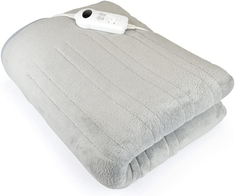 StayWarm Electric Heated Throw/Blanket, Grey - Machine Washable - 180 x 130cm-  F2851GR (STA/DHD)
