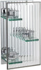 Deco Triple Tea Light Holder Silver