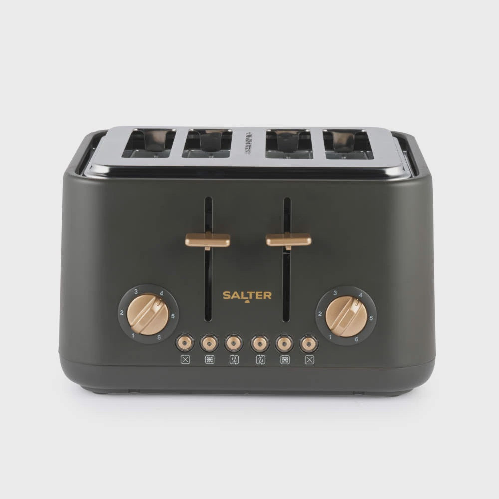 Salter Pebble 4-Slice Toaster - Charcoal