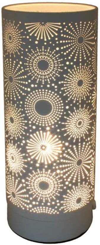 Aroma Wax Melt & Oil Touch Lamp - White Sparkle
