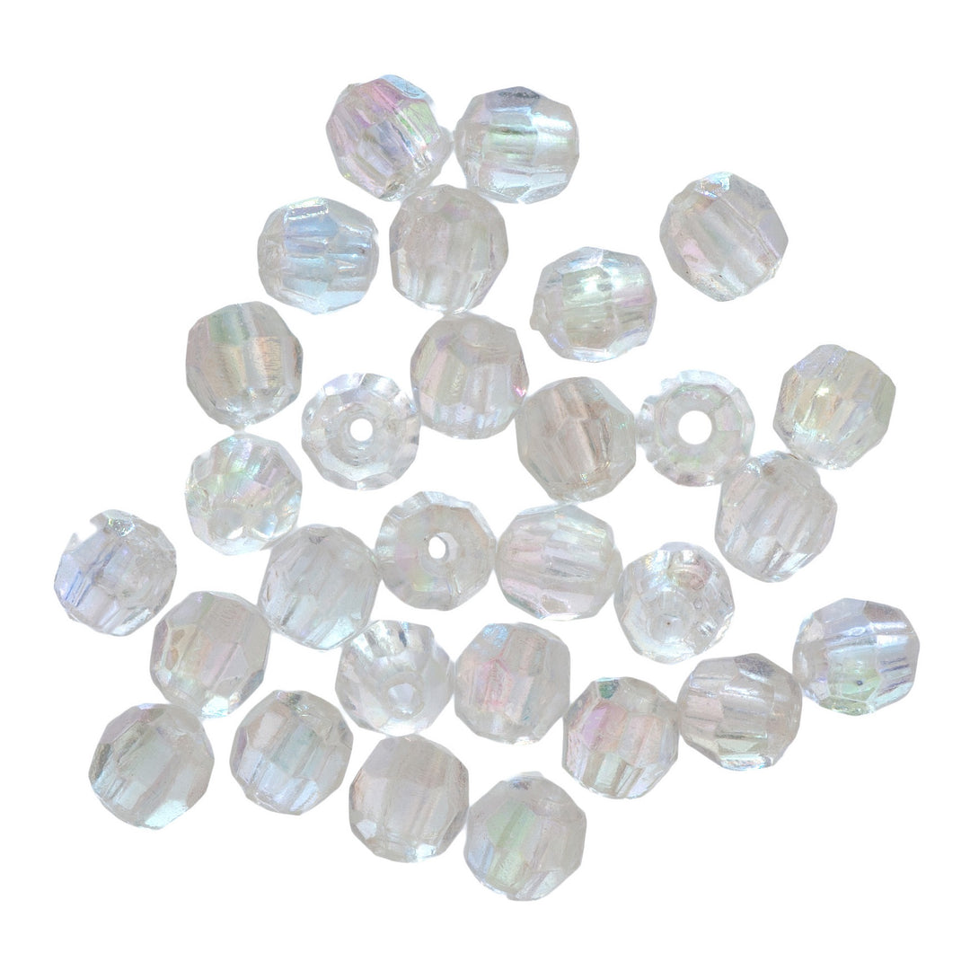 Beads: Faceted: 4mm: Aurora: 45