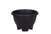 Venetian Round Planter With Legs 26cm - Black
