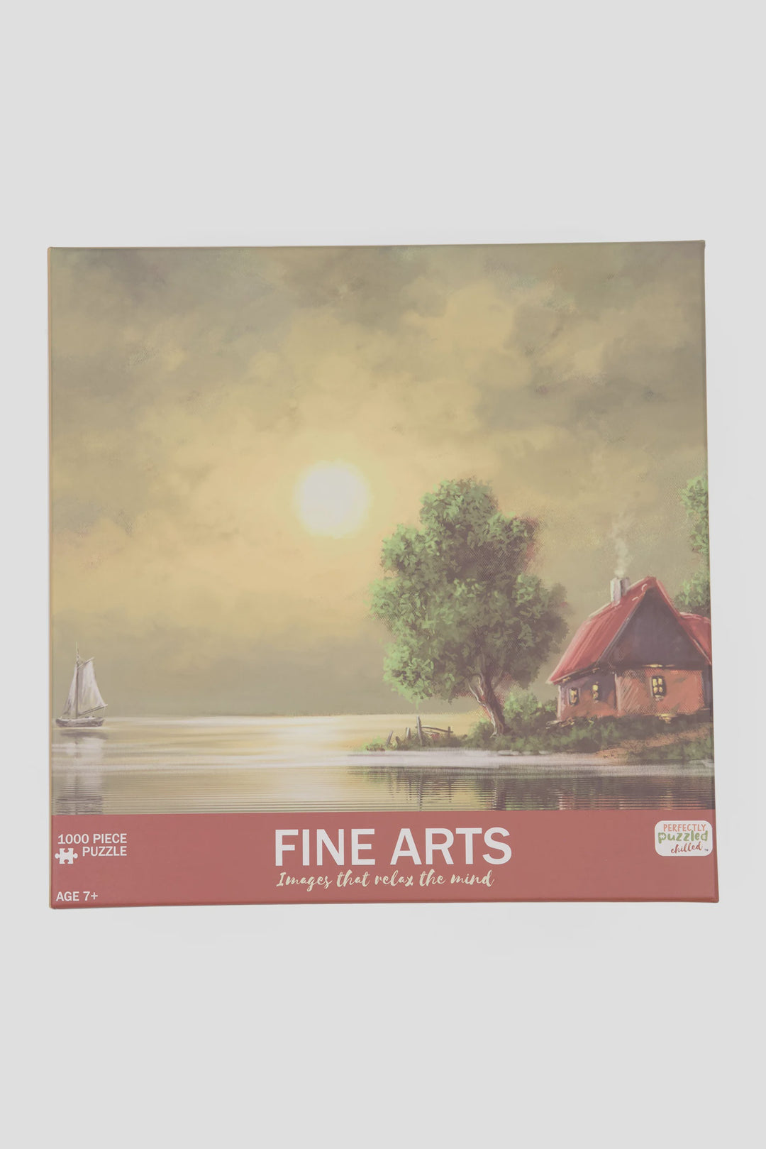 FINE ARTS LAKE SCENE 1,000 PIECE JIGSAW PUZZLE By PERFECTLY PUZZLED