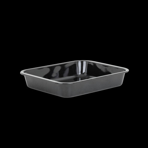 Enamel 0.6mm 41cm Roaster Black