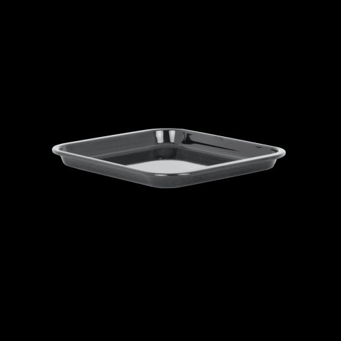 Enamel 0.6mm 36cm Oven Tray Black