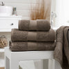 Bliss Pima 650gsm Supersoft Fluffy Cotton Towel Walnut