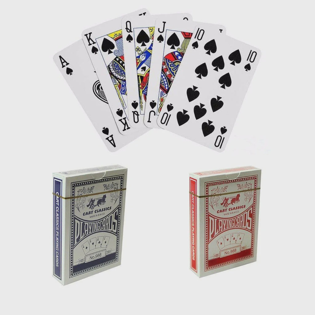 Pack of Classic Playing Cards Plastic Coated
