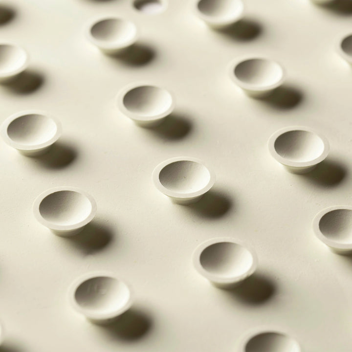 Croydex Rubber Grip Bath Mat White 74cm X 34cm