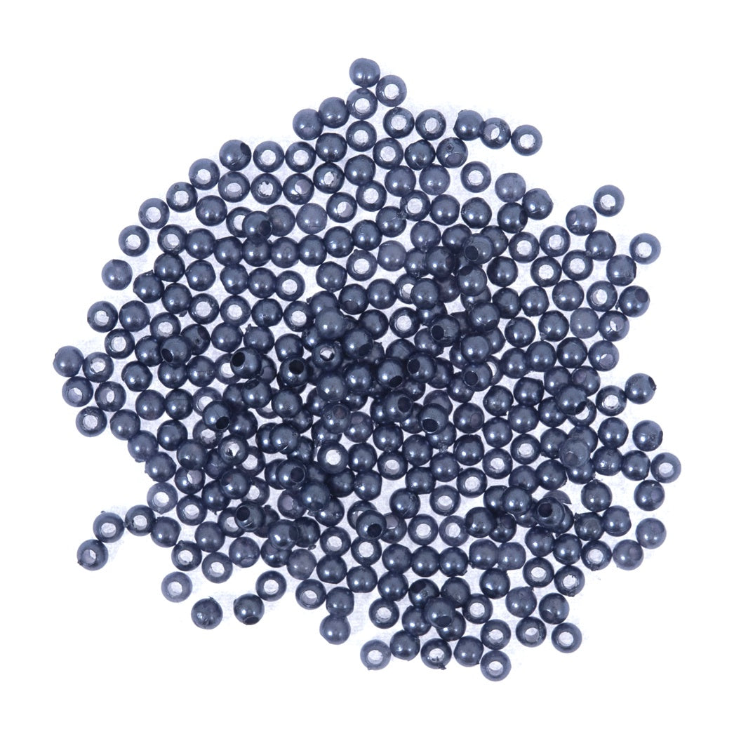 Beads: Pearls: 3mm: Navy Blue: 125