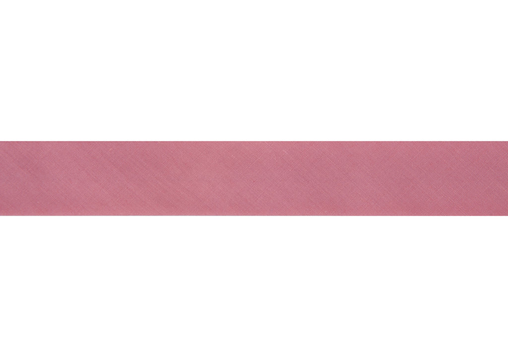 Trim: Bias Binding: Polycotton: 16mm: Pink Sold By The Metre