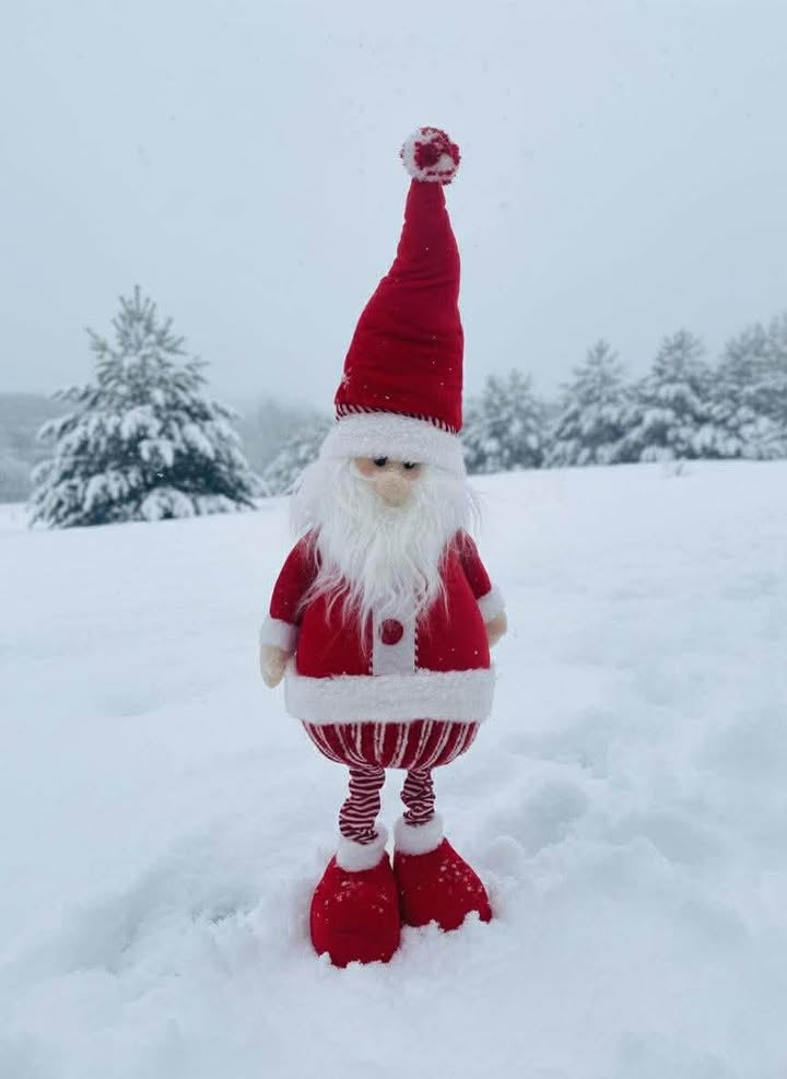 94cm Asstd Red/White Santa/Snowman Telescopic