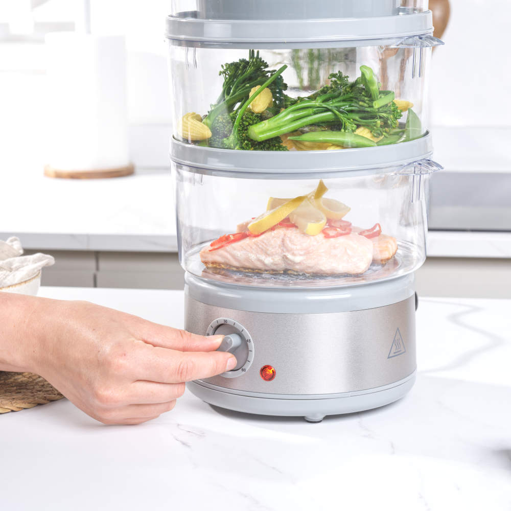 Salter Aspen 3 Tier 7.5L Electric Food Steamer