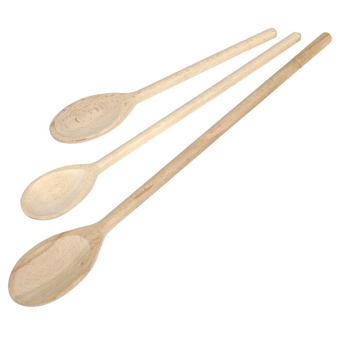 Beech Wooden Spoon Set of 3