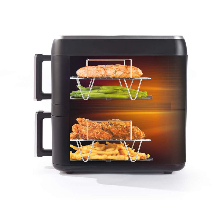 Progress Dual Tier 9L Air Fryer – 2400W
