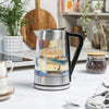 Salter Illuminating Iridescent Glass Kettle - 1.7L, Blue LED Illumination