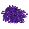 Sequins: Cup: 5mm: Purple: 500