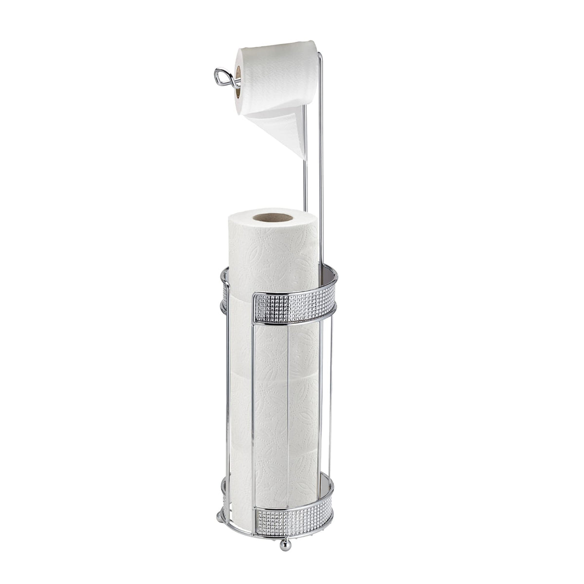 Diamante toilet roll holder