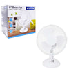 Status Desk Fan White  9in