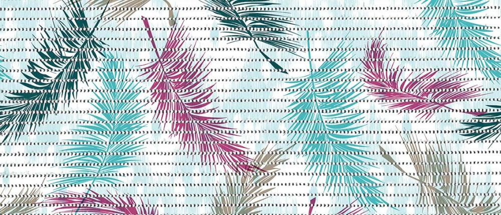 Flexi Mat PVC foam matting in fern design