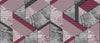 Flexi Mat PVC Foam Matting 65cm/25.5in 6042-3 Geo Silver/Grey/Red Design Sold by The Metre