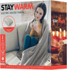 StayWarm Electric Heated Throw/Blanket, Grey - Machine Washable - 180 x 130cm-  F2851GR (STA/DHD)