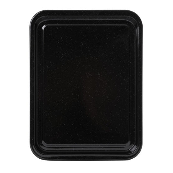Betterware Enamel 39cm Oven Tray Black