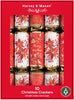 Harvey & Mason Christmas Crackers 10 Pack Red Poinsettia
