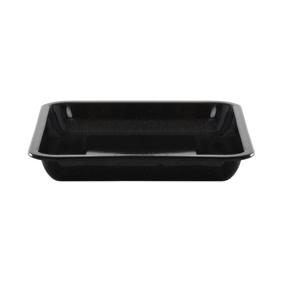 Betterware Enamel 35cm Deep Tray Black