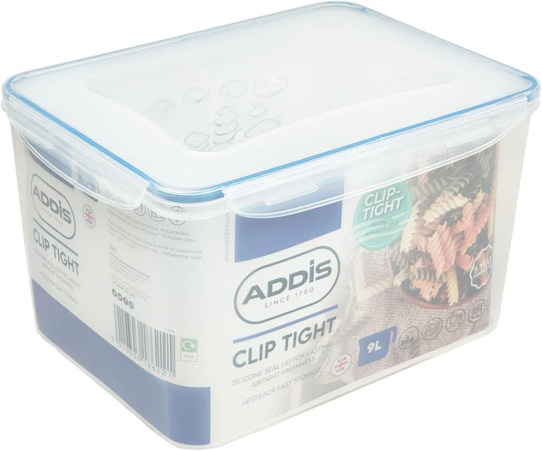 Addis Clip Tight 9Ltr Rect Storage Container