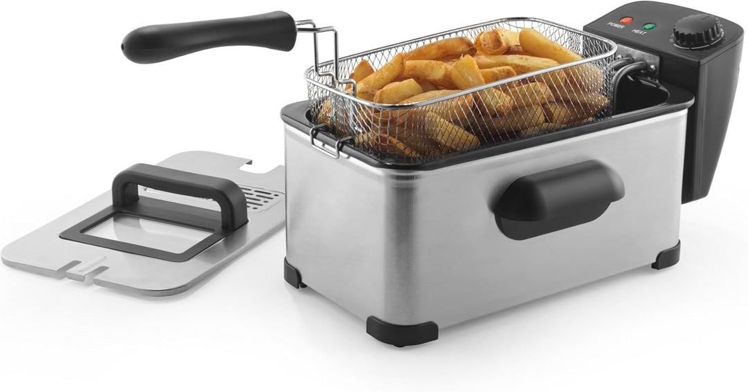 Progress 3L Deep Fat Fryer - Silver