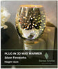 Aroma Plug In Electric Wax Melt Burner Silver Firework