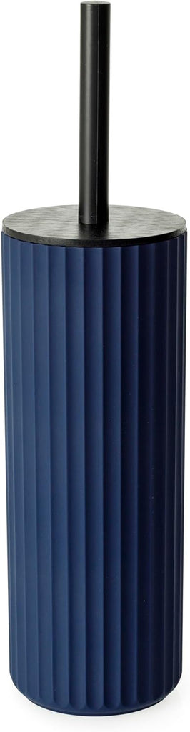 Berkeley Blue Toilet Brush With Bamboo Lid