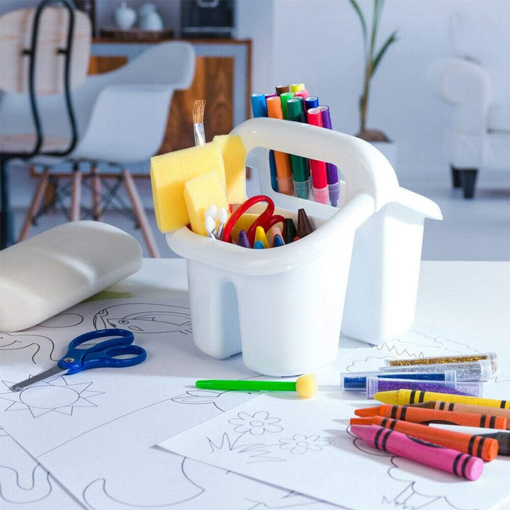 Beldray 4 Compartment Cutlery Drainer / Desk Tidy White