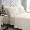Percale Single Fitted Sheet Cream